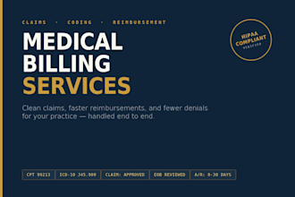 process medical billing, coding, and claims with accuracy