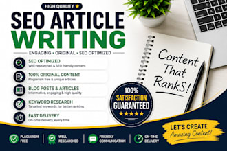 write high quality research reports and academic content