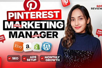 be your pinterest marketing manager SEO expert and traffic growth