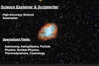 write engaging physics astronomy and pure science articles