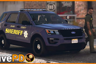 develop fivepd, custom callouts, and complete police rp server for fivem