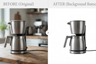 do backround remove and photo resizing