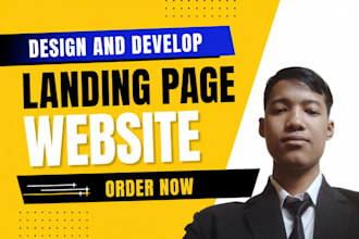 build a HTML CSS responsive landing page