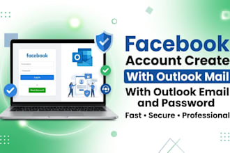 create unlimited facebook account using outlook email