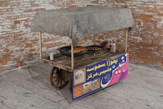 create realistic, hard surface models, street props or 3d objects, no ai