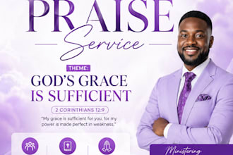 design a professional business, church, event, restaurant, or promotional