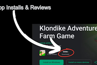 mobile app promotion ios 5000 user install rating review android app download