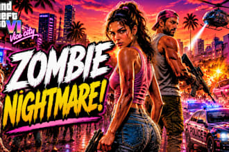 design eye catching gaming youtube thumbnails