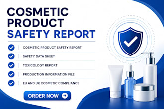 create cosmetic safety report,safety data sheet documents,toxicology regulatory