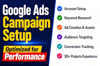 setup your google ads campaign optimized for performance