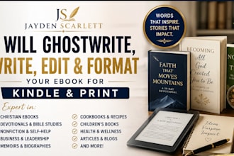 write and format your christian ebook devotional bible study ebook or sermon