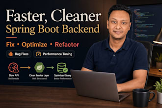 build faster, cleaner spring boot backend fixed or refactored