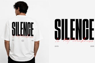design streetwear typography t shirt graphics