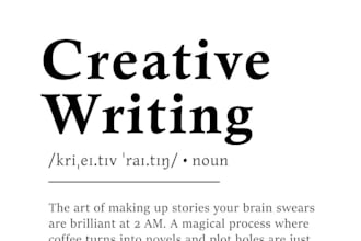 do professional creative writing