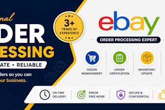 handle ebay orders, tracking and customer messages