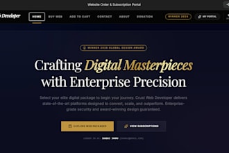 design a beautiful website for your business