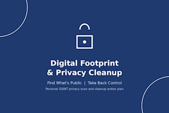 audit and help reduce your personal digital footprint