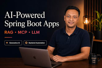 build spring boot app or chatbot with ai, rag, mcp, and llm