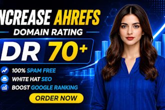 boost ahrefs dr 70 plus