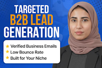 do b2b lead generation and email list building with verified leads
