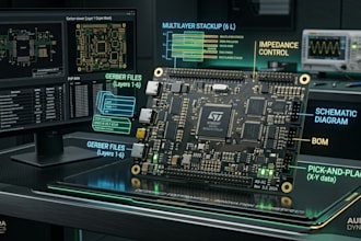 create custom pcb design ready for manufacturing