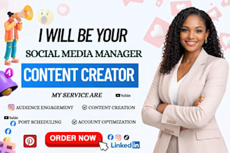 be your social media manager social media marketing manager social media post