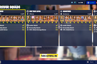 optimize your fortnite save the world survivor squads