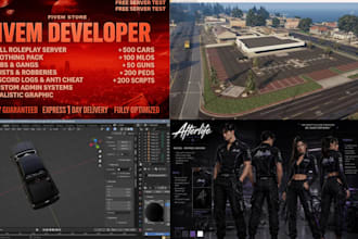 make a perfect fivem roleplay server with custom clothing pack mods, maps, mlo