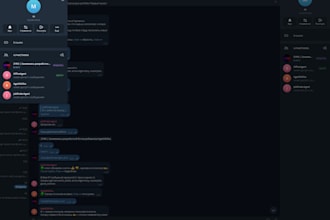 develop a custom telegram bot with ai and automation