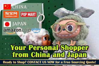 be your personal shopper in japan and china to buy and ship items
