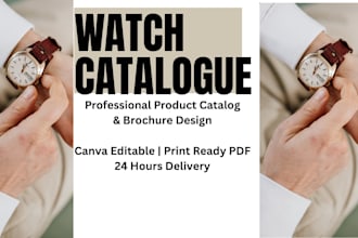design professional product catalog and brochures  graphic
