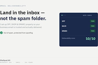 set up spf, dkim, dmarc and fix email deliverability issues