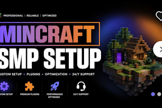create and setup a minecraft smp server for you and your friends
