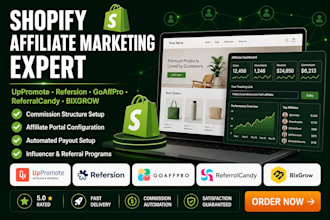 do shopify affiliate program bixgrow uppromote goaffpro referralcandy refersion
