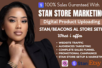 setup stan store, stan store design stan store marketing gumroad payhip website