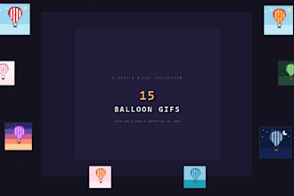 sell retro balloon gifs