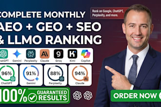 do geo seo aeo to build ai visibility score to rank website in chatgpt gemini