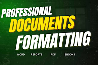 professionally format and redesign your word documents