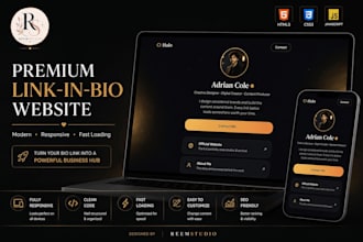 create a custom link in bio website or linktree alternative