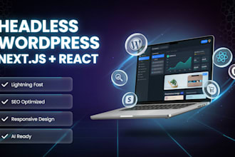 build a headless wordpress website with nextjs and react