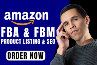 amazon fba fbm product listings SEO amazon store amazon va online arbitrage