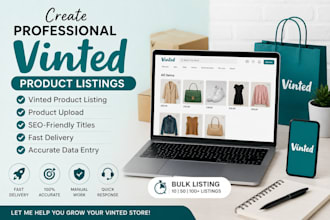create SEO optimized vinted product listings