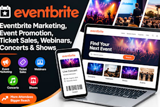 eventbrite marketing, event promotion, ticket sales, webinars, concerts, shows