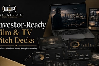 create an investor ready film, TV or netflix pitch deck