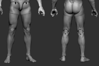 create 3d action figure,articulated action figure sculpt,3d object for printing