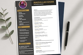 editable canva cv resume pdf