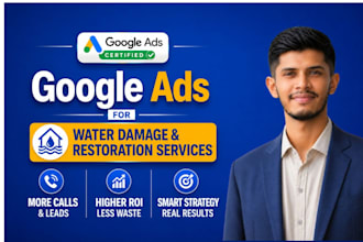 run google ads for water damage restoration, mold remediation and flood cleanup