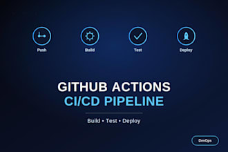 create a github actions ci cd pipeline for your project