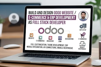 creat a website with odoo