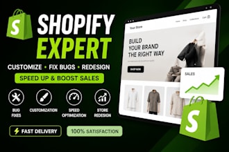 customize your shopify store fix bugs and improve performance redesign shopify